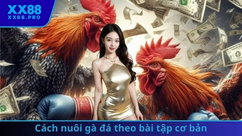 Cách nuôi gà đá theo bài tập cơ bản